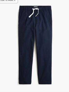 Crewcuts Boys Performance Pants Size 8 Navy NWOT Stretch Pull-On